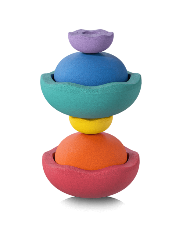 Juguete stapelstein inside rainbow classic juguete sostenible