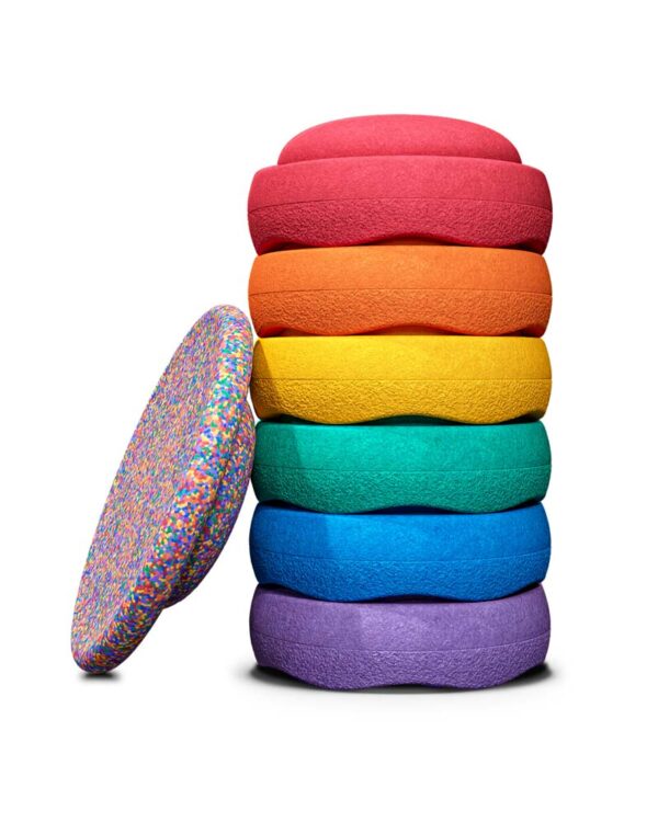 Stapelstein® Original Rainbow Classic + balancín