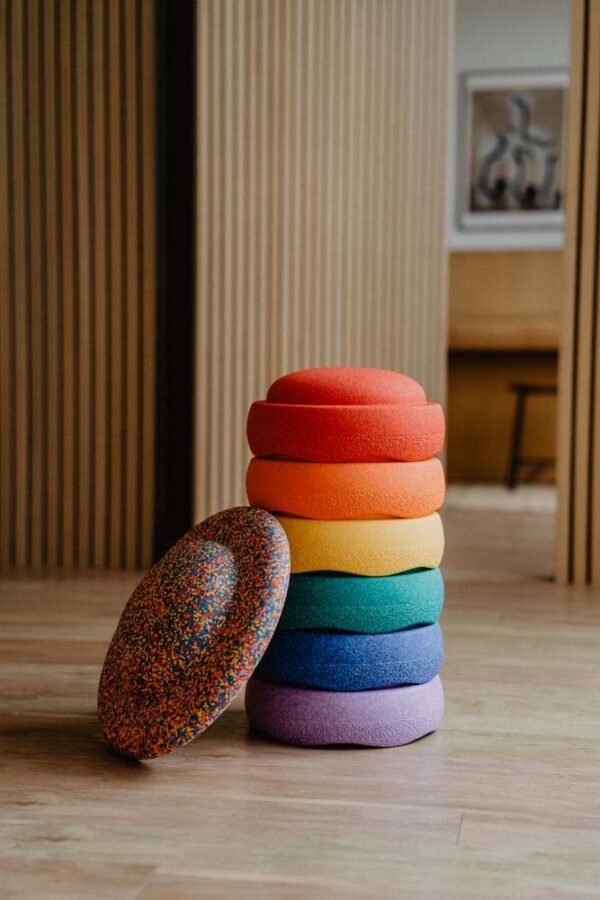 Stapelstein® Original Rainbow Classic + balancín - Imagen 8