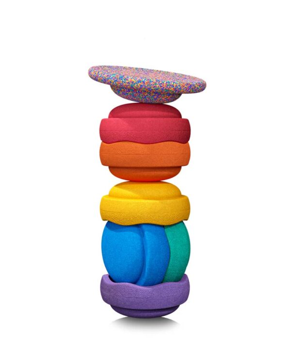 Stapelstein® Original Rainbow Classic + balancín - Imagen 6