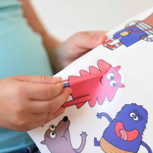 Poppik - Gran Póster de Pegatinas "Las Emociones" - Imagen 7